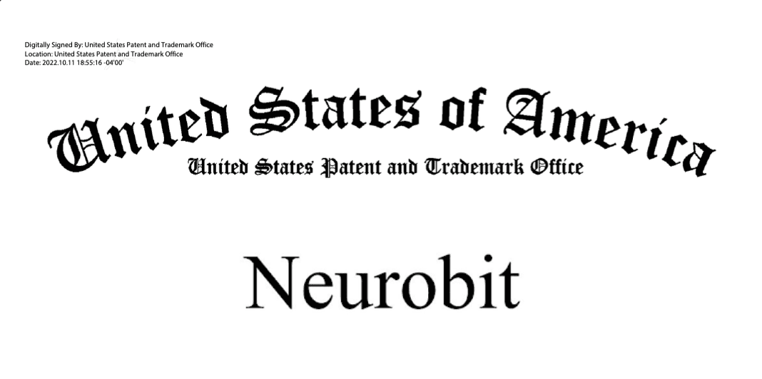 Neurobit's USPTO trademark